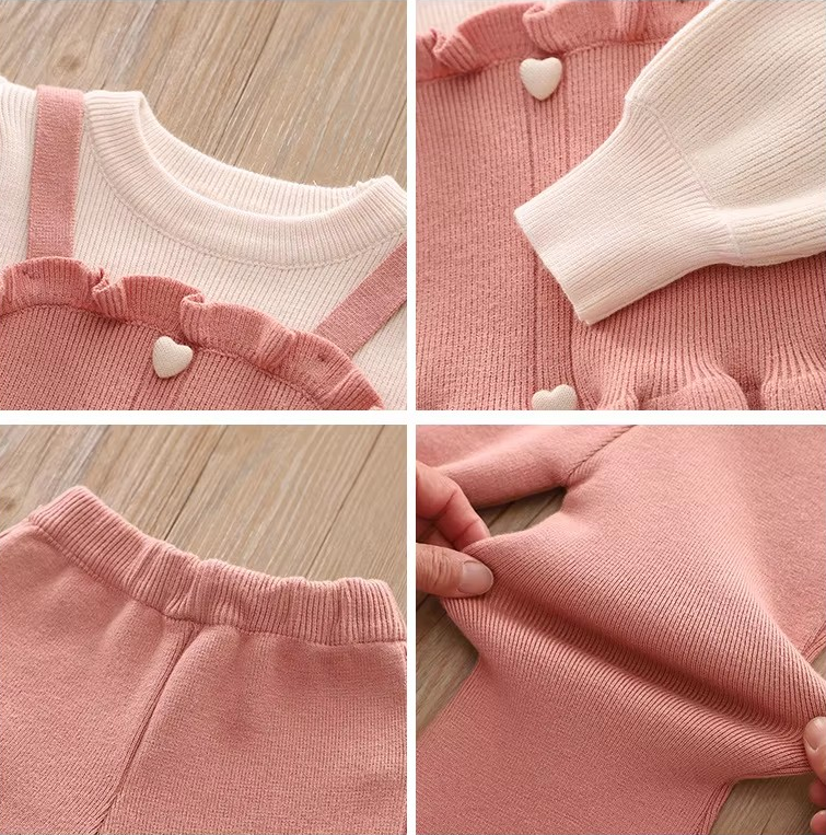 Conjunto Aninha Abraço Quentinho 🥰 – Blusa com Botões de Coração 💘 e Saia Plissada de Algodão Premium 💯