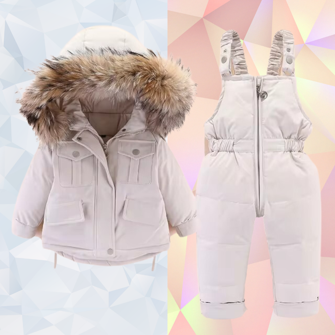 Macacão Valentina 🎀 Puffer Glam 🌟 em Casimira Premium 🐑 com Enchimento Nobre 🔥