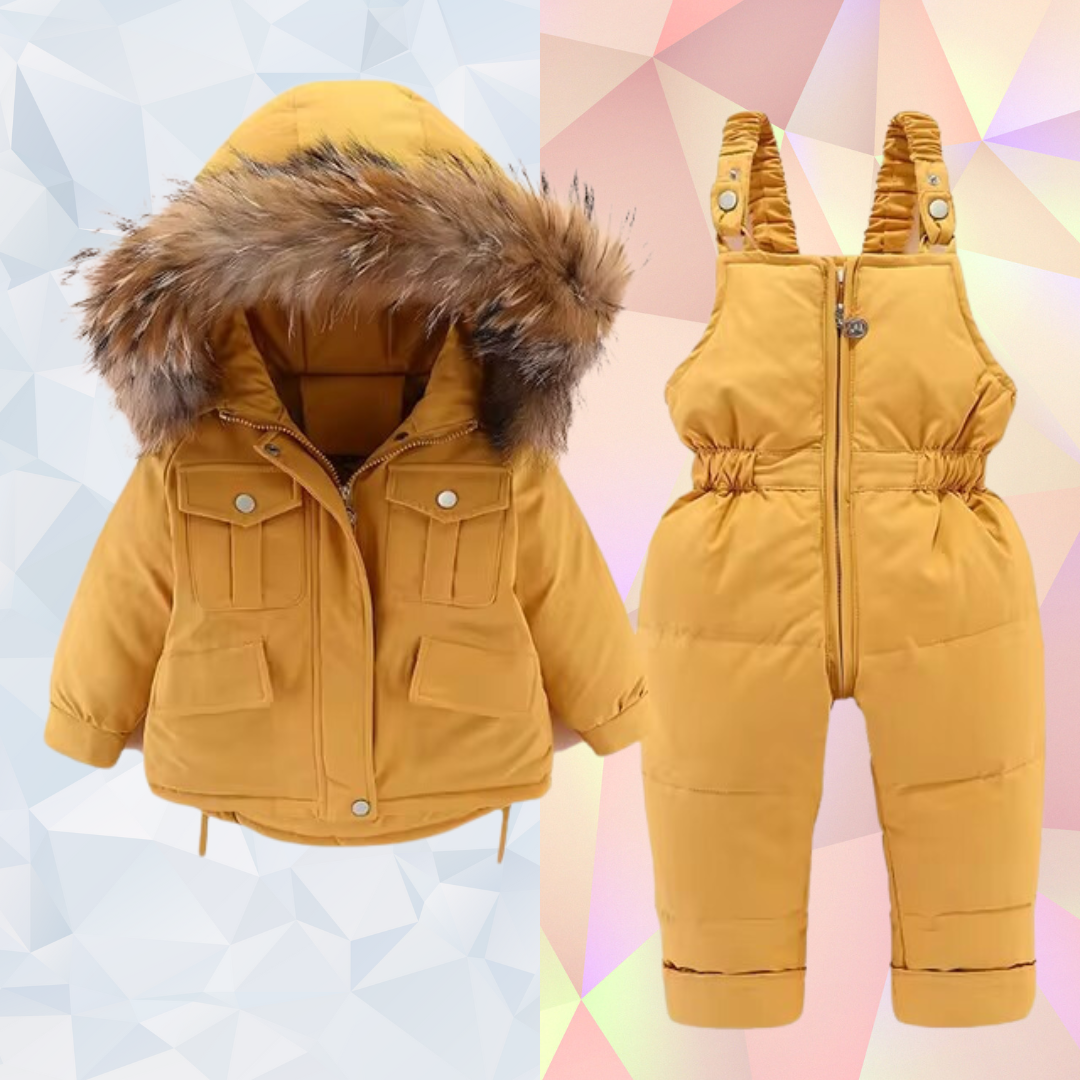 Macacão Valentina 🎀 Puffer Glam 🌟 em Casimira Premium 🐑 com Enchimento Nobre 🔥
