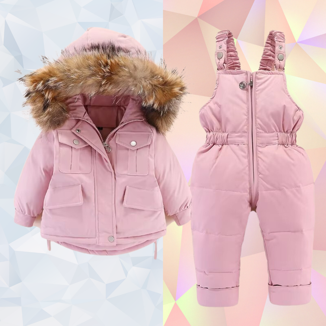 Macacão Valentina 🎀 Puffer Glam 🌟 em Casimira Premium 🐑 com Enchimento Nobre 🔥