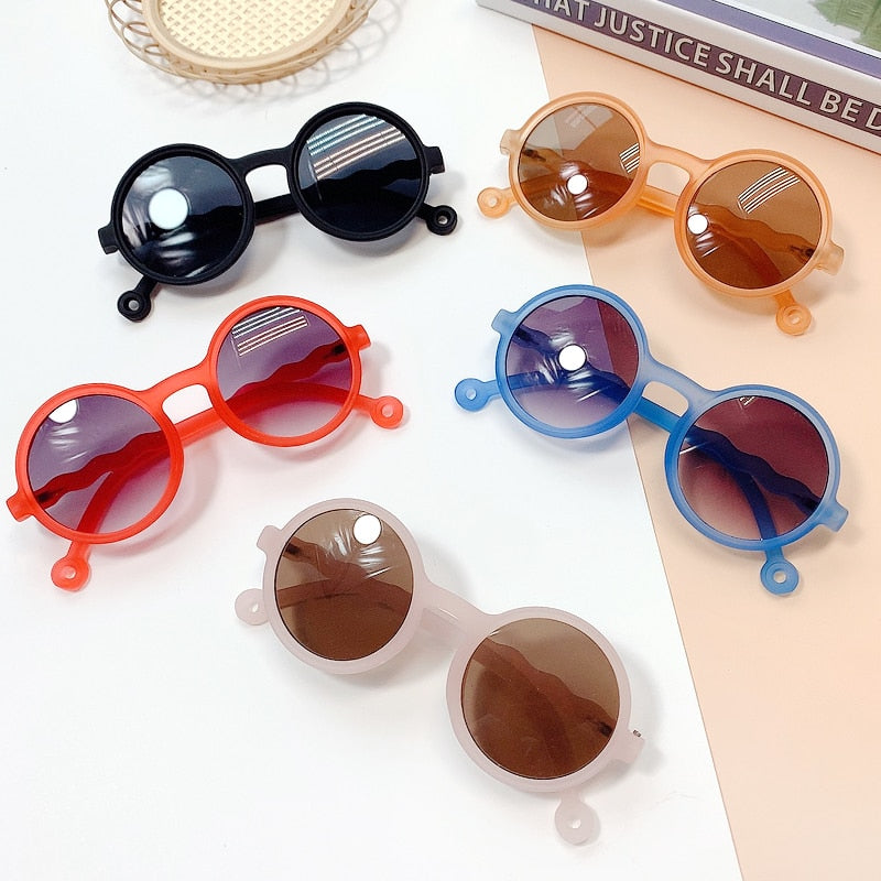 ✨ Óculos de Sol Vintage Infantil ☀️💖 Proteção e Pura Fofura! 😎