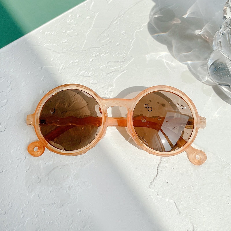 ✨ Óculos de Sol Vintage Infantil ☀️💖 Proteção e Pura Fofura! 😎