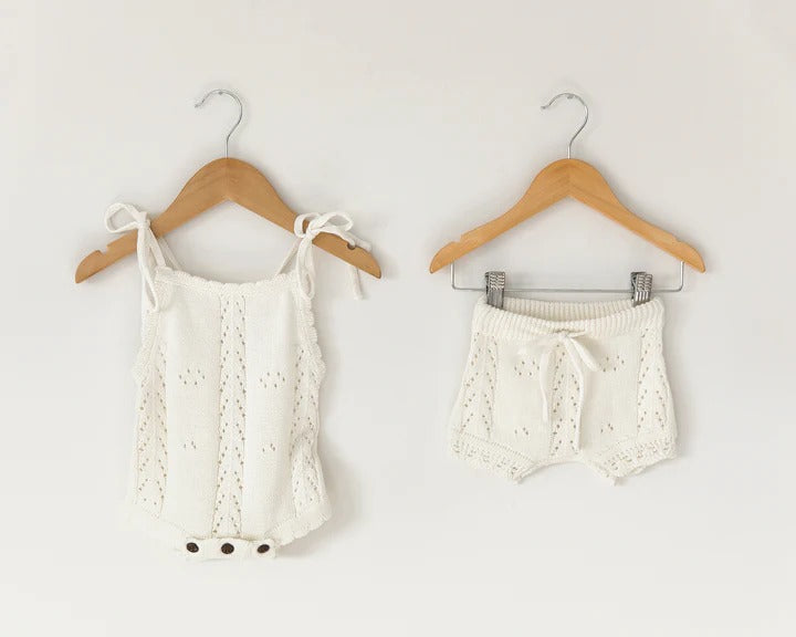 💎 Conjunto Tricot Premium ☁️💖: Um Must-Have com Fios de Carinho e Toque Fofinho - Puro Charme! 🌟🍼