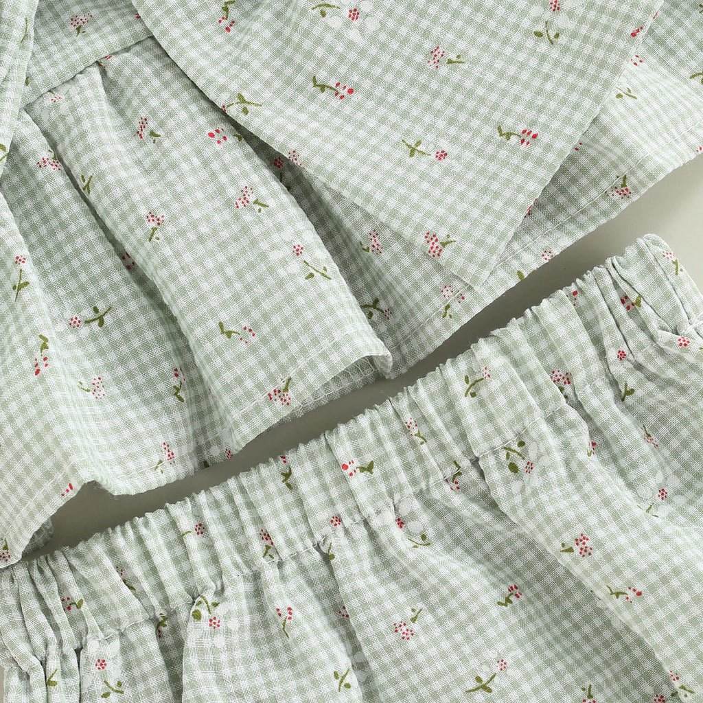 Conjuntinho Mimo Doce Abraço de Algodão ☁️com Lacinho Encantado 🎀 Charme Descomplicado para a Sua Baby Fashion! 👑