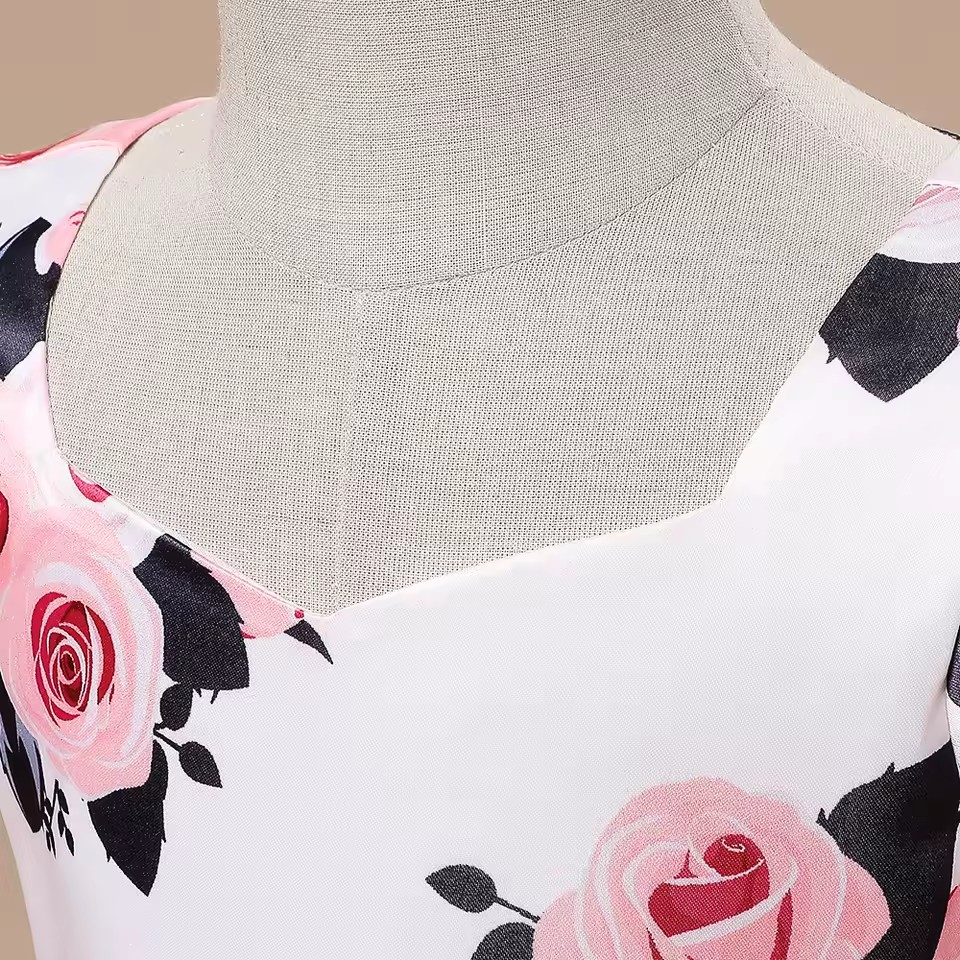 Vestido Marina Fresh Summer Mood 🏖️ vibes – Tecido Malha Premium 🌟, Cintura Sutil 🌸 e Recortes Fashion 🔥