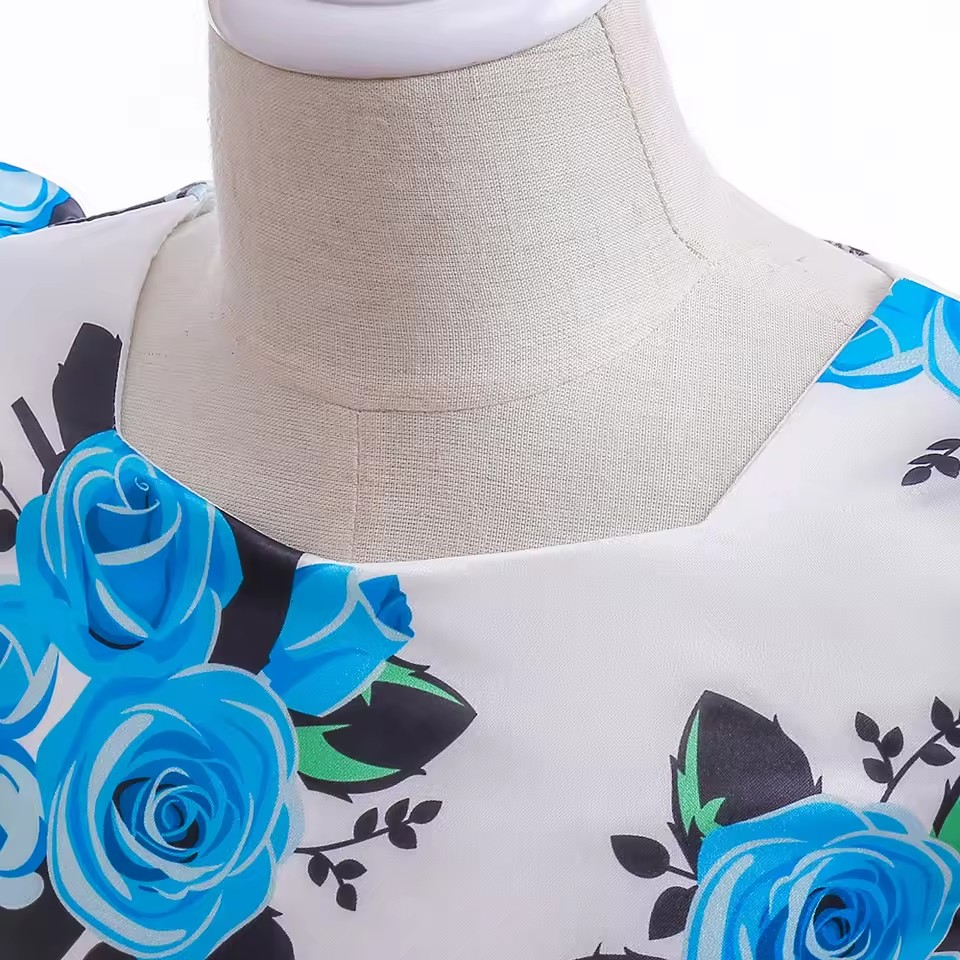 Vestido Marina Fresh Summer Mood 🏖️ vibes – Tecido Malha Premium 🌟, Cintura Sutil 🌸 e Recortes Fashion 🔥