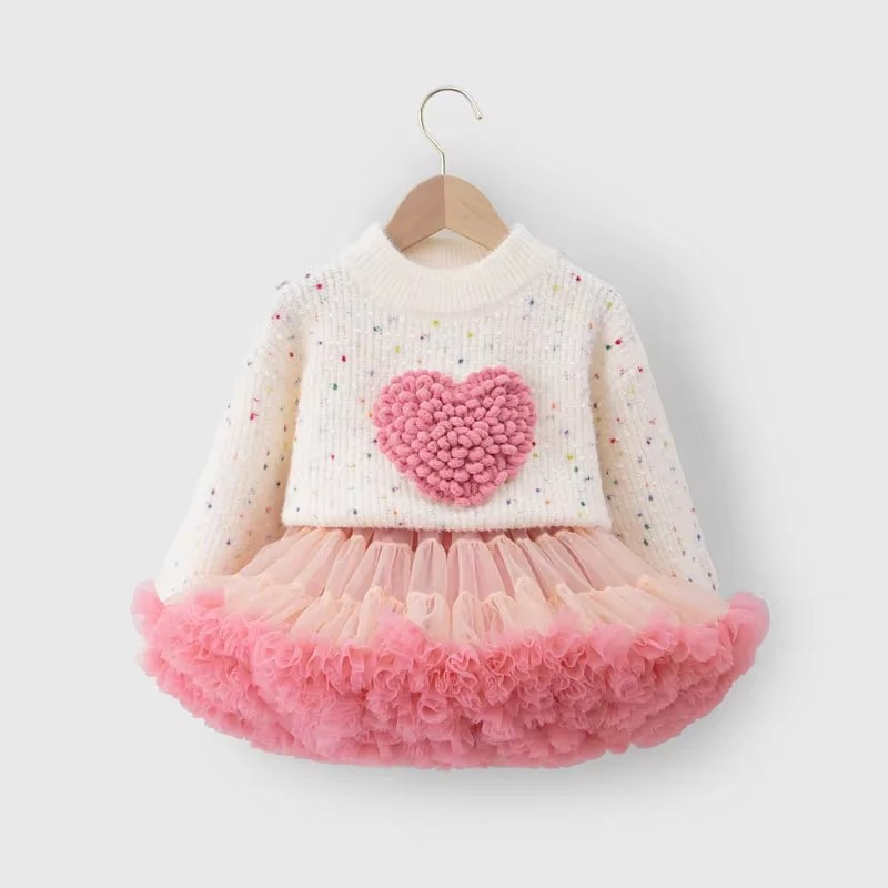 Conjunto Helena Abraço de Amor 🥰 - Doçura e Brilho ✨ para Sua Mini It-Girl 💖🌟
