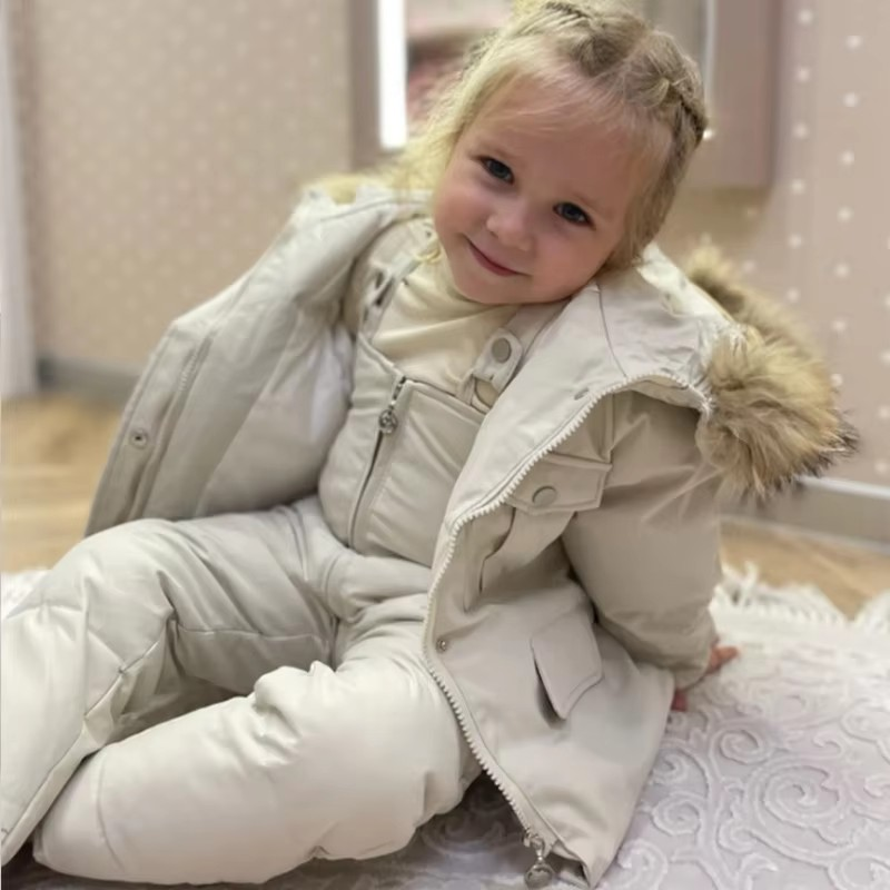 Macacão Valentina 🎀 Puffer Glam 🌟 em Casimira Premium 🐑 com Enchimento Nobre 🔥