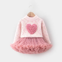Conjunto Helena Abraço de Amor 🥰 - Doçura e Brilho ✨ para Sua Mini It-Girl 💖🌟