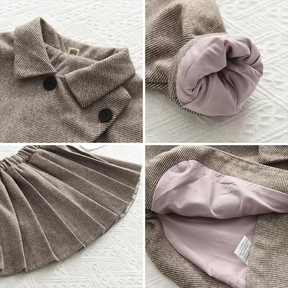 Conjunto Camila Sweet Cozy 🥰 – Estilo Realeza Mirim 🏰👑, Quentinho 🧣 e Despojado ✨
