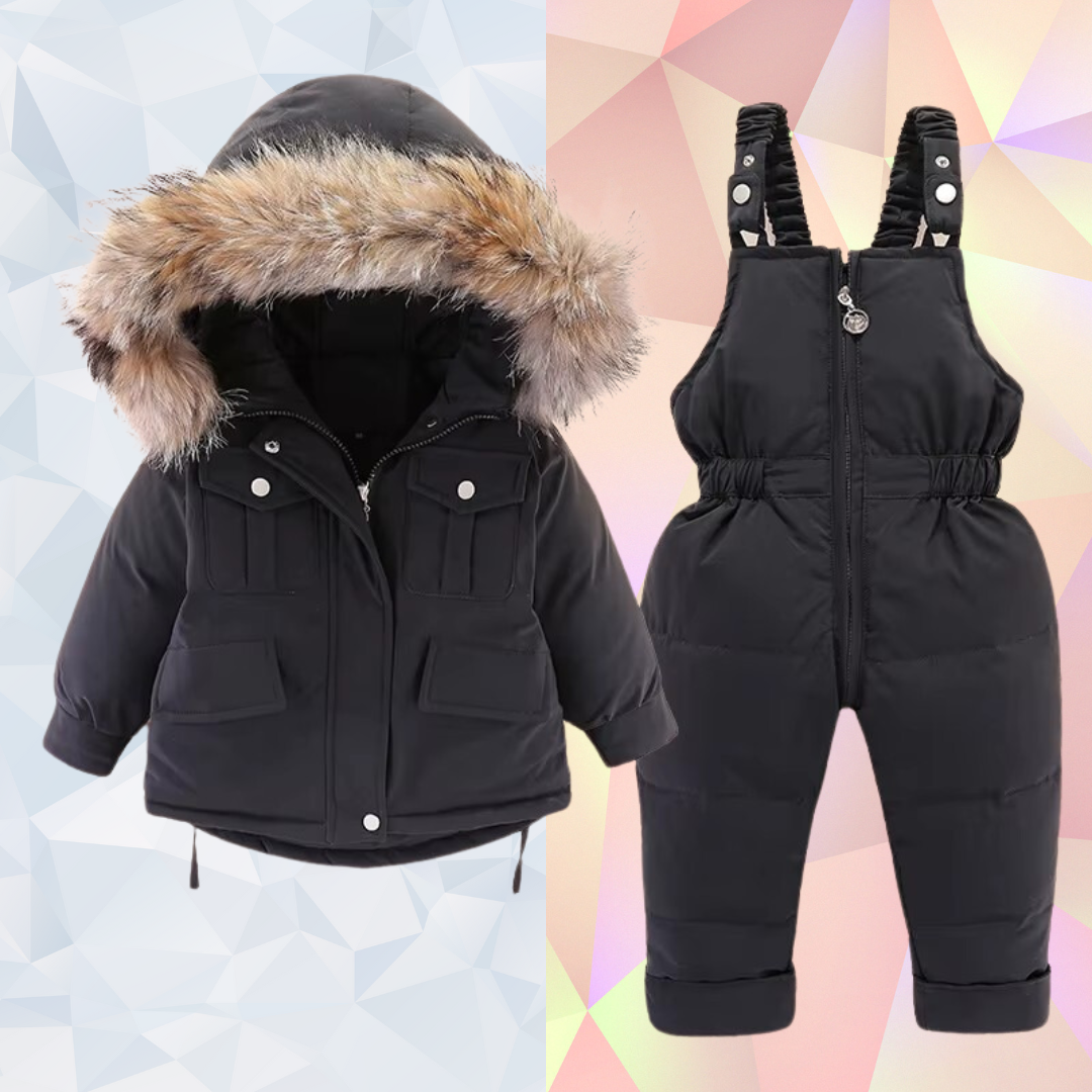 Macacão Valentina 🎀 Puffer Glam 🌟 em Casimira Premium 🐑 com Enchimento Nobre 🔥