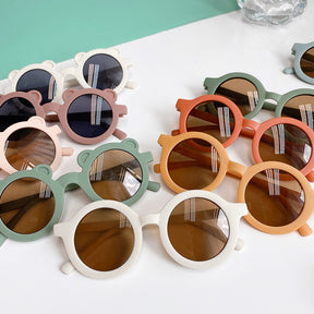 ✨ Óculos de Sol Vintage Infantil ☀️💖 Proteção e Pura Fofura! 😎