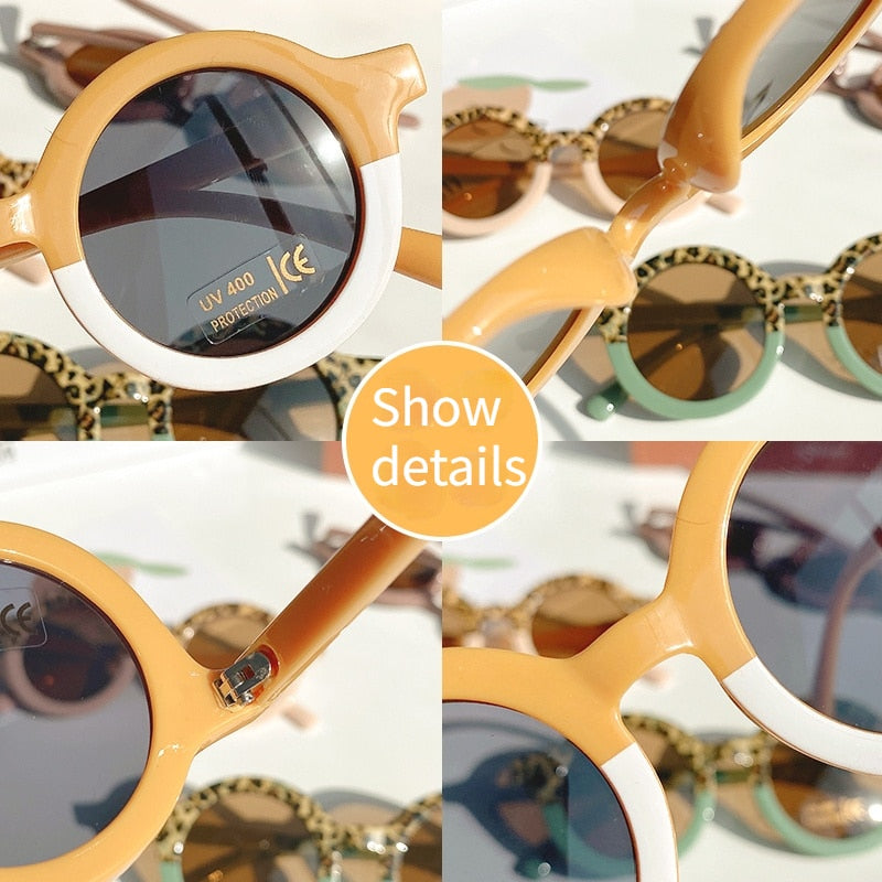 ✨ Óculos de Sol Vintage Infantil ☀️💖 Proteção e Pura Fofura! 😎