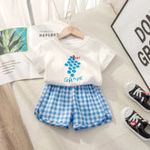 Conjuntinho Xadrez Verão ✨: Puro Charme e Leveza para Sua Pequena Princesa! ☀️💖