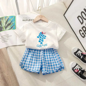 Conjuntinho Xadrez Verão ✨: Puro Charme e Leveza para Sua Pequena Princesa! ☀️💖