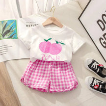 Conjuntinho Xadrez Verão ✨: Puro Charme e Leveza para Sua Pequena Princesa! ☀️💖