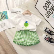 Conjuntinho Xadrez Verão ✨: Puro Charme e Leveza para Sua Pequena Princesa! ☀️💖
