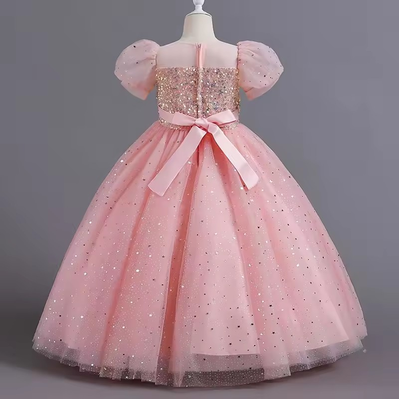 Vestido Hayla Fadinha Fashion 🪄✨ – Efeito Glamour 👑💫, Laço Cintilante 🎗️🌟 & Brilho Sublime 🔥💖