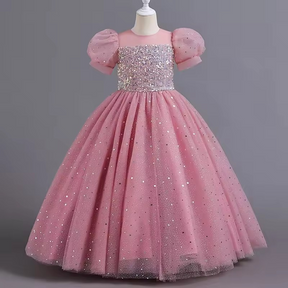 Vestido Hayla Fadinha Fashion 🪄✨ – Efeito Glamour 👑💫, Laço Cintilante 🎗️🌟 & Brilho Sublime 🔥💖