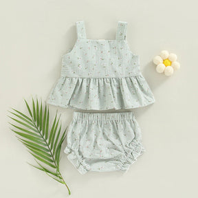 Conjuntinho Mimo Doce Abraço de Algodão ☁️com Lacinho Encantado 🎀 Charme Descomplicado para a Sua Baby Fashion! 👑