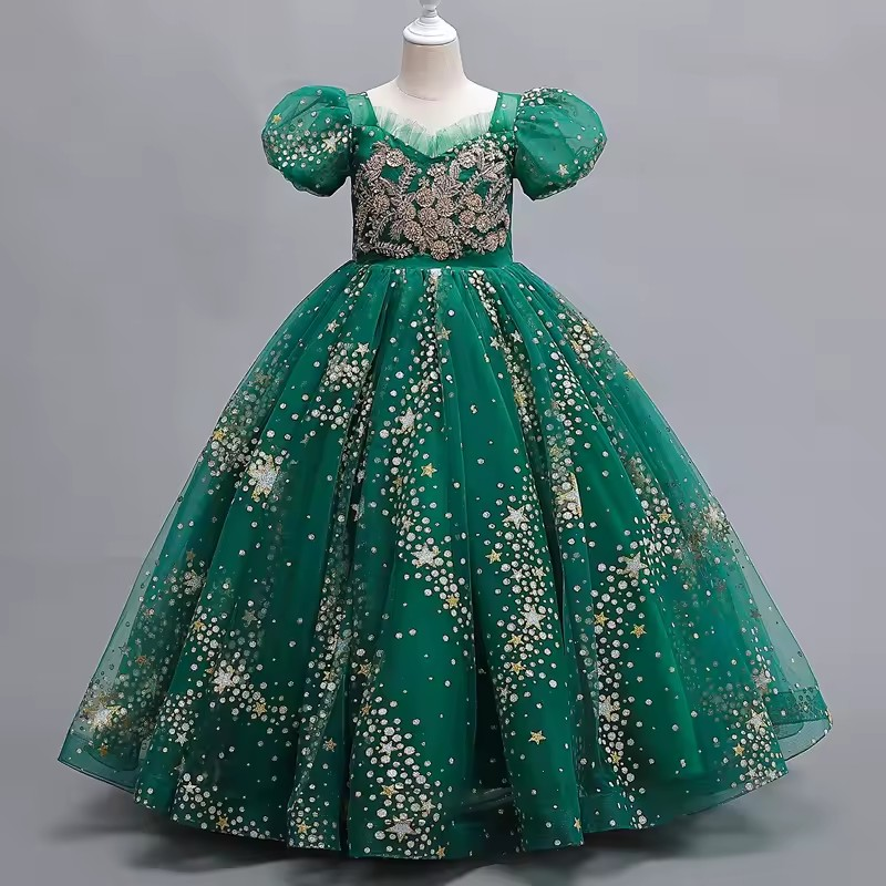 Vestido Emanuelle Estilo Europeu 🌍 – Poliéster Premium 💎✨ – Charme de Princesa 👑💖
